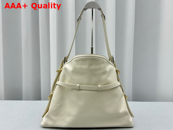 Givenchy Medium Voyou Bag in Ivory Leather Replica