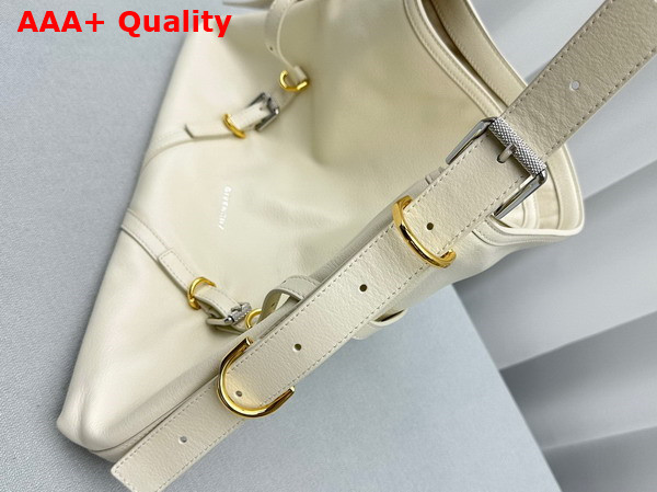Givenchy Medium Voyou Bag in Ivory Leather Replica