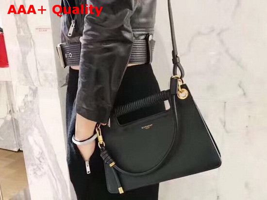 Givenchy Medium Whip Bag in Black Smooth Leather Replica