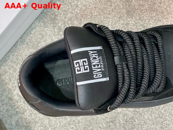 Givenchy Men Sneakers in Black Suede Leather and Calfskin Leather Replica