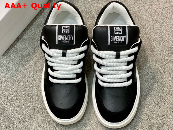 Givenchy Men Sneakers in Black Suede Leather and Calfskin Leather with White Sole Replica