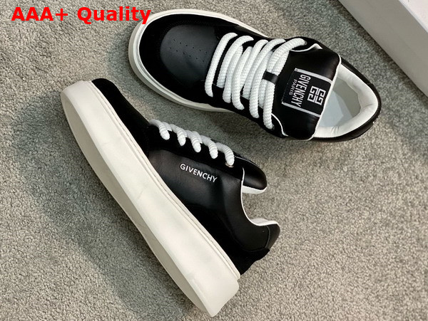Givenchy Men Sneakers in Black Suede Leather and Calfskin Leather with White Sole Replica