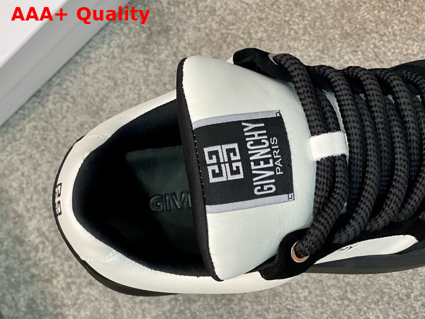 Givenchy Men Sneakers in Black and White Leather Replica