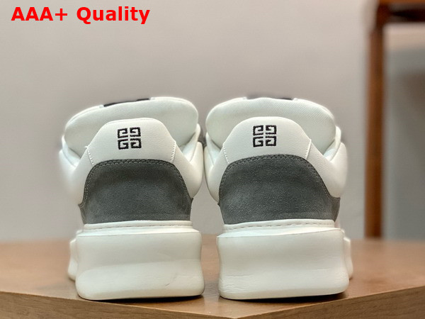 Givenchy Men Sneakers in Grey Suede Leather and White Calfskin Leather Replica