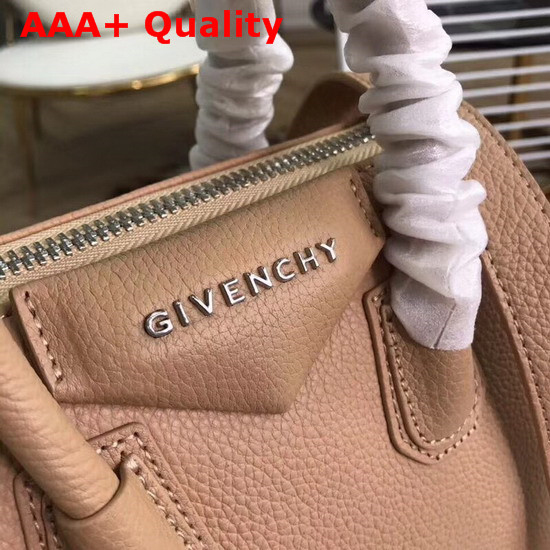 Givenchy Mini Antigona Bag in Beige Grained Leather Replica