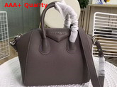 Givenchy Mini Antigona Bag in Dark Grey Grained Leather Replica
