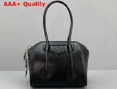 Givenchy Mini Antigona Lock Bag in Box Leather Black Replica