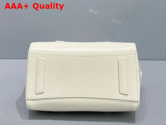 Givenchy Mini Antigona Lock Bag in Box Leather Ivory Replica