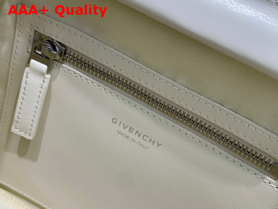 Givenchy Mini Antigona Lock Bag in Box Leather Ivory Replica