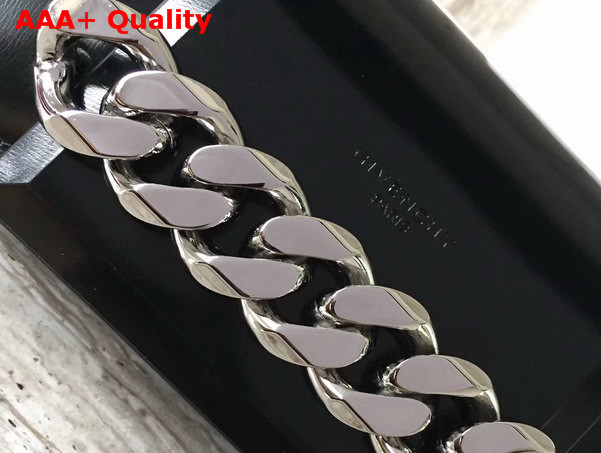 Givenchy Mini Chain Infinity Bag in Shiny Smooth Black Leather Replica