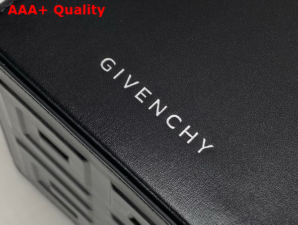 Givenchy Mini Cut Out Bucket Bag in Black Box Leather Replica