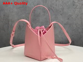 Givenchy Mini Cut Out Bucket Bag in Light Pink Box Leather Replica