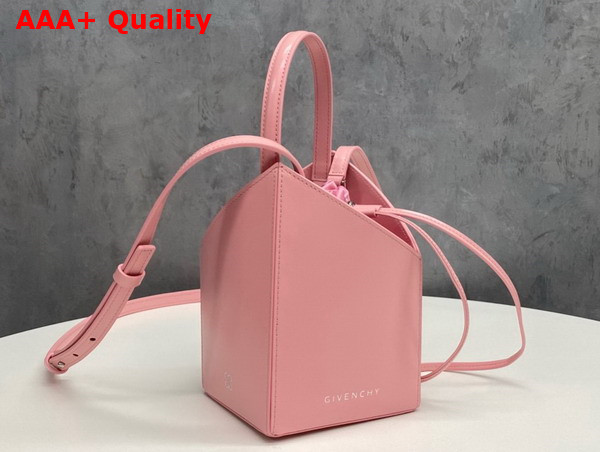 Givenchy Mini Cut Out Bucket Bag in Light Pink Box Leather Replica