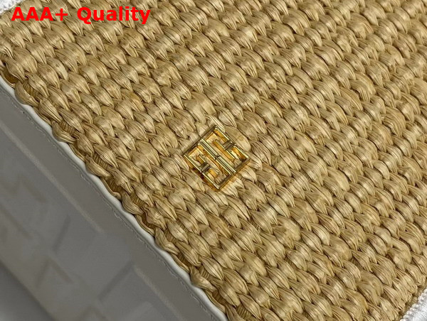 Givenchy Mini Cut Out Bucket Bag in Raffia Replica