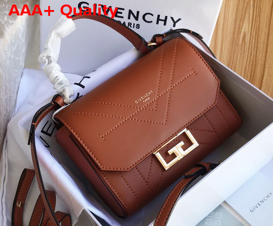 Givenchy Mini Eden Bag in Brown Smooth Leather Replica