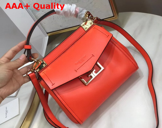 Givenchy Mini Mystic Bag in Soft Mandarin Leather with Double G Magnetic Closure Replica