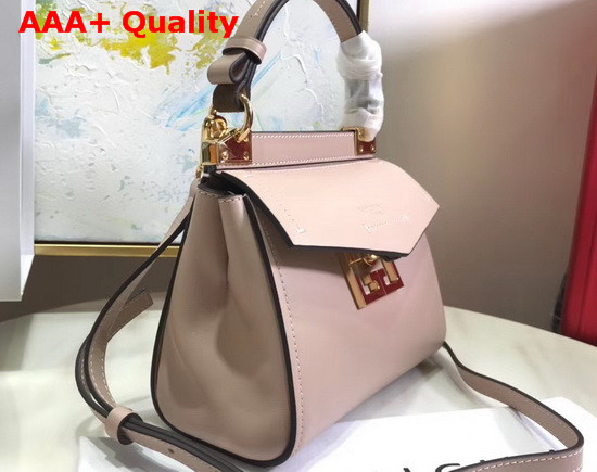 Givenchy Mini Mystic Bag in Soft Pale Pink Leather with Double G Magnetic Closure Replica