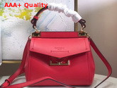 Givenchy Mini Mystic Bag in Soft Red Leather with Double G Magnetic Closure Replica