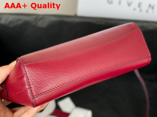 Givenchy Nano Antigona Bag in Dark Red Varnished Leather Replica