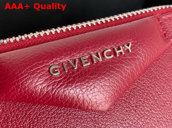 Givenchy Nano Antigona Bag in Dark Red Varnished Leather Replica