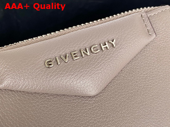 Givenchy Nano Antigona Bag in Grey Varnished Leather Replica