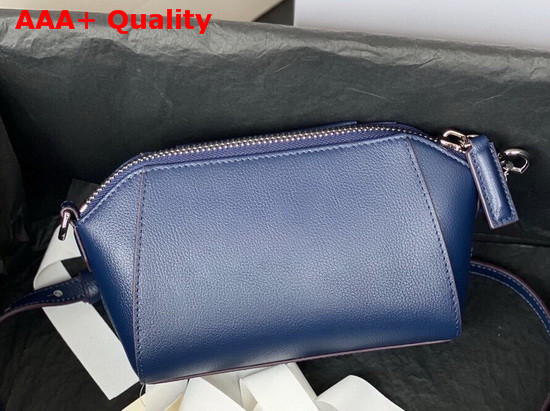 Givenchy Nano Antigona Bag in Navy Blue Varnished Leather Replica