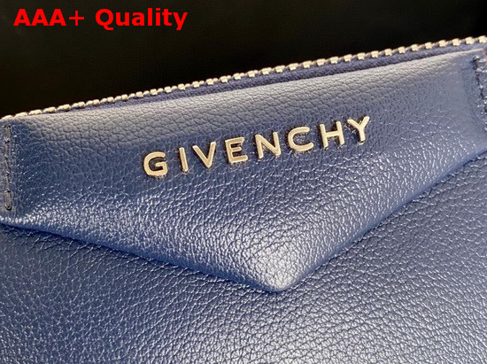 Givenchy Nano Antigona Bag in Navy Blue Varnished Leather Replica