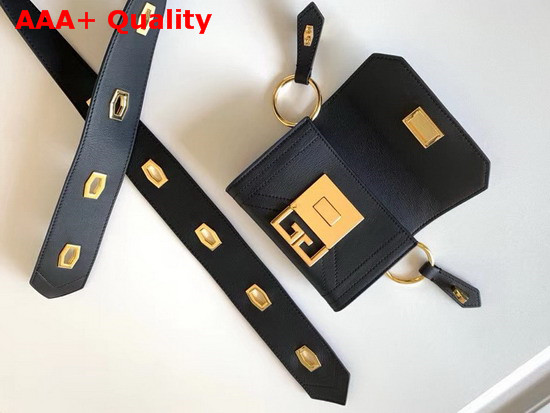 Givenchy Nano Eden Bag in Smooth Black Leather Replica