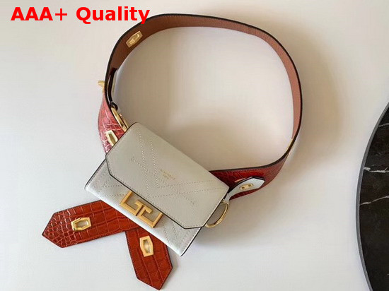 Givenchy Nano Eden Bag in Smooth White Leather Replica