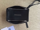 Givenchy Pandora Wristlet Pouch Black Goatskin for Sale