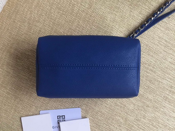 Givenchy Pandora Wristlet Pouch Blue Goatskin for Sale