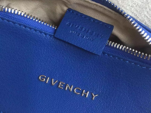 Givenchy Pandora Wristlet Pouch Blue Goatskin for Sale