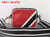 Givenchy Reverse Givenchy Crossbody Bag in Red and Black Grained Leather Replica
