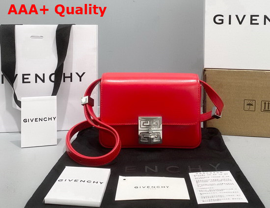 Givenchy Small 4G Bag in Red Box Leather Replica