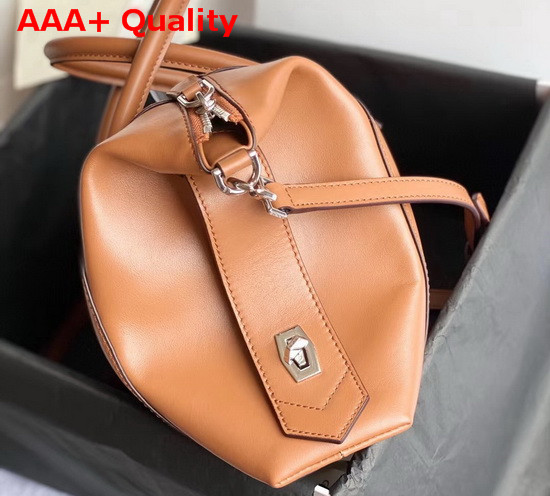 Givenchy Small Antigona Soft Bag in Tan Smooth Leather Replica