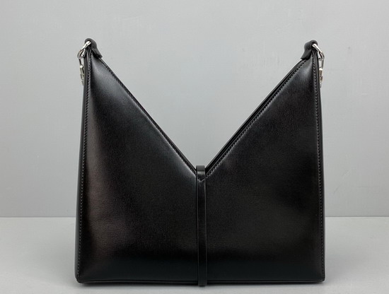 Givenchy Small Cut Out Bag in Box Leather with Chain Black Replica
