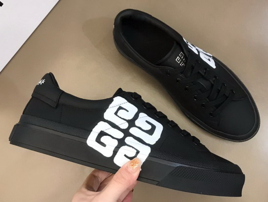 Givenchy Sneakers City Sport in 4G Print Leather Black Replica