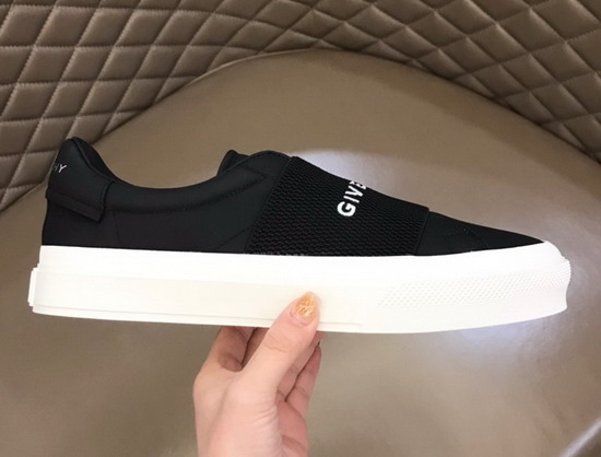 Givenchy Sneakers City Sport in Leather with Givenchy Webbing Black Replica
