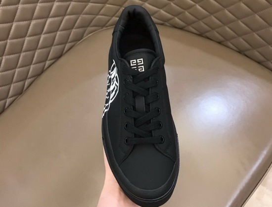 Givenchy Sneakers City Sport in Leather with Tag Effect Dog Print Black Replica