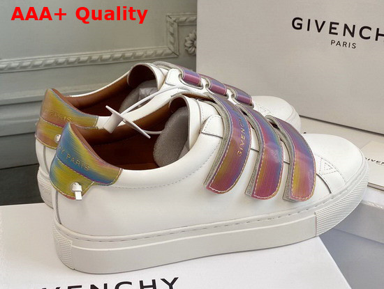 Givenchy Sneakers in Leather with Scratches White Replica