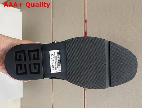 Givenchy Squared Derbies in Black Suede Leather with 4G Buckle Replica