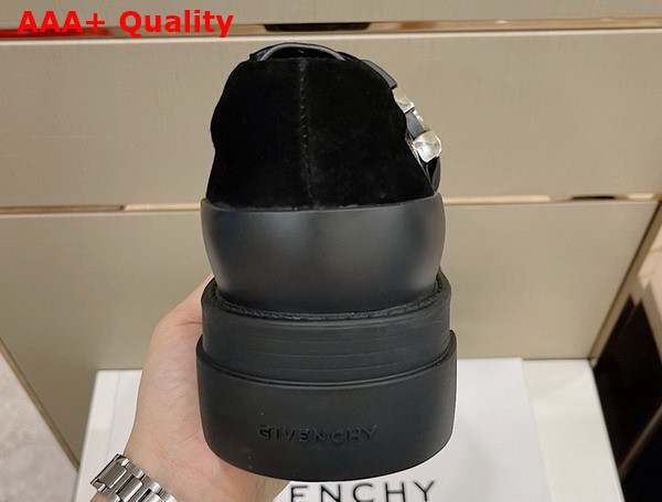 Givenchy Terra Derbies in Black Suede Leather Replica