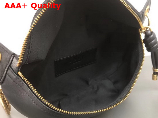 Givenchy Whip Chained Belt Bag in Black Smooth Leather Replica