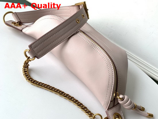 Givenchy Whip Chained Belt Bag in Pale Pink Smooth Leather Replica