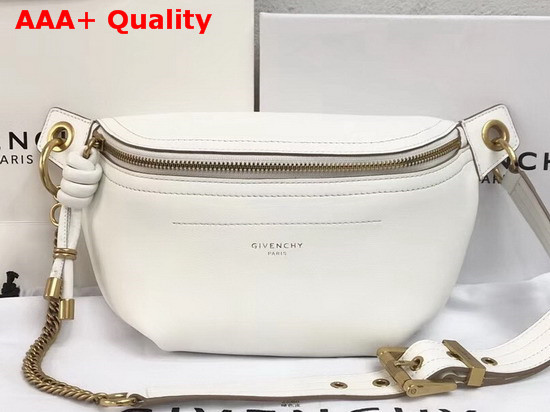 Givenchy Whip Belt Bag in White Smooth Leather Replica