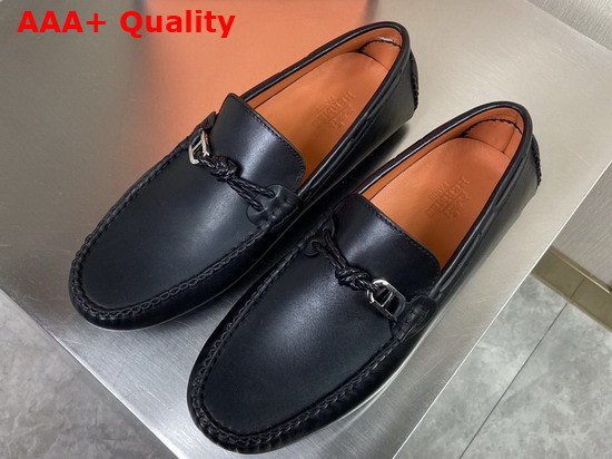 Hermes Alessandro Loafer Denim Fonce Calfskin Replica