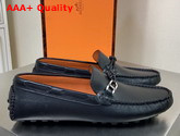 Hermes Alessandro Loafer Denim Fonce Calfskin Replica