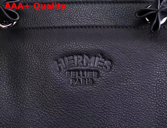 Hermes Aline Mini Bag in Black Lambskin and Swift Calfskin Replica
