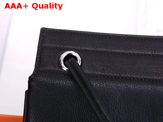 Hermes Aline Mini Bag in Black Lambskin and Swift Calfskin Replica