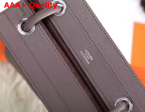 Hermes Aline Mini Bag in Milo Lambskin and Swift Calfskin Replica